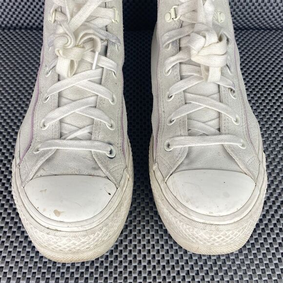 Converse All Star Hi Lift Platform Sneakers Womens Size 8.5 Leather A05962C - Picture 7 of 13